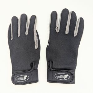 Mountain Equipment Coop Adult Black/Gray Velcro-Close Neoprene Gloves